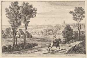 Jezdec, 1650. od Wenceslaus Hollar