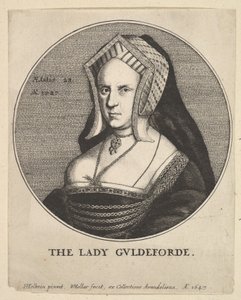 Lady Guldeforde Mary, Lady Guildford, 1647. od Wenceslaus Hollar