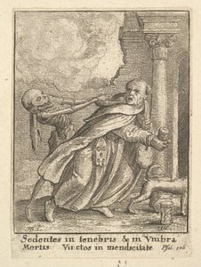 Mnich z tance smrti, 1651. od Wenceslaus Hollar