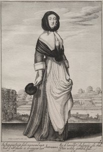 Roční období: Podzim, 1643-1644. od Wenceslaus Hollar