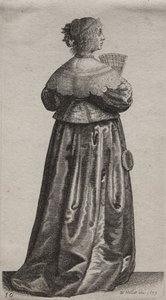 Několik zvyků anglických žen, od šlechty po venkovské ženy..., 1639. od Wenceslaus Hollar