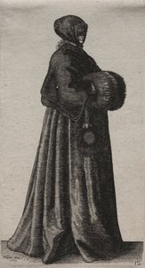 Několik zvyků anglických žen, od šlechty po venkovské ženy..., 1639. od Wenceslaus Hollar