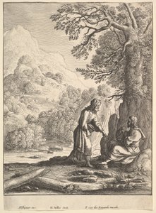 Pokušení, 1625-77. od Wenceslaus Hollar