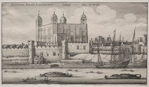 Tower, Londýn. od Wenceslaus Hollar
