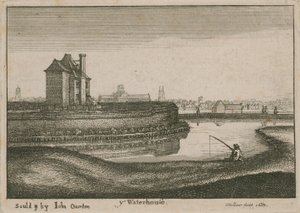 Vodní dům, Islington od Wenceslaus Hollar