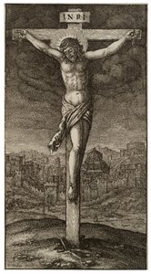 Ukřižování od Wenceslaus Hollar