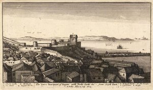 Spodní vnitřní část Tangeru od Wenceslaus Hollar