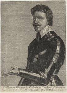 Thomas Wentworth, 1. hrabě ze Straffordu od Wenceslaus Hollar