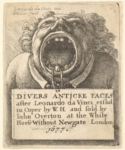 Titulní strana, Divers Anticke Faces, 1677. od Wenceslaus Hollar