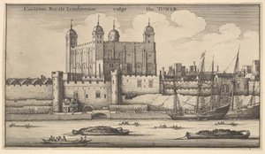 Londýnský Tower od Wenceslaus Hollar