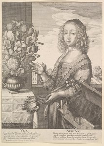 Ver - Jaro Tříčtvrteční sezóny, 1641. od Wenceslaus Hollar