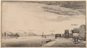 Pohled na Lewenberg od Wenceslaus Hollar