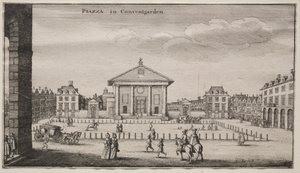 Pohledy na Londýn: Piazza v Covent Garden od Wenceslaus Hollar