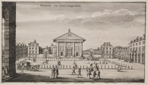 Pohledy na Londýn: Piazza v Covent Garden. od Wenceslaus Hollar