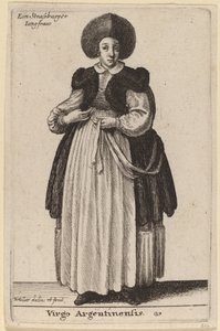 argentinská panna od Wenceslaus Hollar