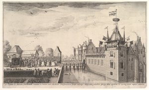 Návštěva u A. Roelantsa, 1650. od Wenceslaus Hollar