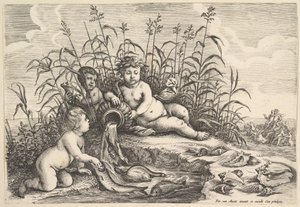 Voda Čtyři živly, ca. 1647. od Wenceslaus Hollar