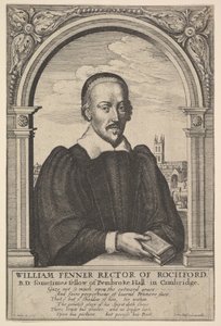 William Fenner, rektor Rochford, 1656. od Wenceslaus Hollar