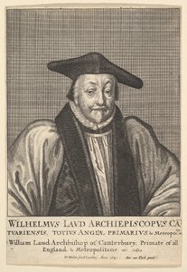 William Laud, arcibiskup z Canterbury, 1641. od Wenceslaus Hollar