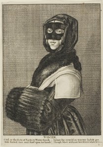 Zima od Wenceslaus Hollar