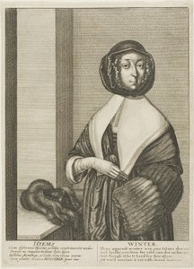 Zima od Wenceslaus Hollar
