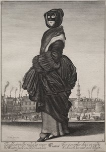 Zima od Wenceslaus Hollar