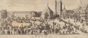 Winter: The Parade Ground, c. 16281629. od Wenceslaus Hollar