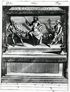 Woden, Thor a Friga od Wenceslaus Hollar