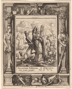 Biskup od Wenceslaus Hollar after Hans Holbein the Younger after Abraham van Diepenbeeck