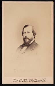 Portrét doktora Charlese Mayera Wetherilla 1825-1871, 1864. od Wenderoth and Taylor