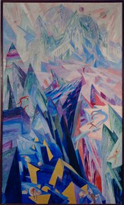 Cesta génia (olej na plátně)