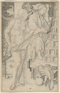 Doktorův sen od Wenzel von Olmutz, after Albrecht Dürer