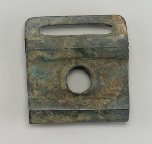 Kování na vůz nebo postroj (bronz) od Western Zhou Dynasty Chinese School