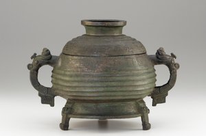 Nádoba (Kuei) a kryt, 9.-8. století před naším letopočtem (bronz) od Western Zhou Dynasty Chinese School
