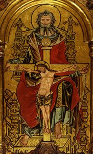 Oltářní obraz s Nejsvětější Trojicí, cca 1250 od Westphalian Master