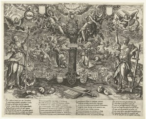 Strom úmluvy, 1578 The Tree of the Covenants / Arbor Pacis (název na objektu) od Wierix