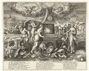 Síla míru, 1678 The Power of the Pays (název na objektu) od Wierix