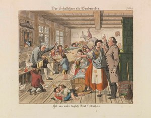 Učitel jako řemeslník, 1825. od Wiessner