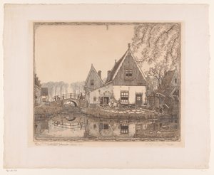 Pěkný zámek (původní název na objektu) od Wijnand Otto Jan Nieuwenkamp (signed by artist)