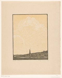 Rhenen (původní název na objektu) od Wijnand Otto Jan Nieuwenkamp (signed by artist)