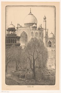 Taj Mahal, Agra (původní název na objektu)