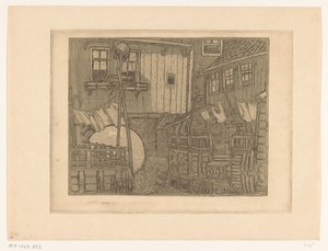 Domy v přístavu Enkhuizen Neighbourhood in Enkhuizen (původní název) od Wijnand Otto Jan Nieuwenkamp