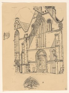 Západní průčelí Noorderkerk v Hoornu od Wijnand Otto Jan Nieuwenkamp