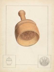 Forma na máslo, c. 1937. od Wilbur M Rice