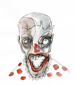 Strašidelný klaunský úsměv od Wildemar Doomgriever