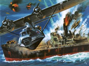 Konsolidovaný letoun PBY Catalina od Wilf (20th century) Hardy