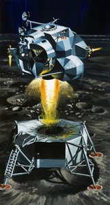 Jak se z přistávacího modulu na Měsíci stane raketa schopná odpalovat astronauty z povrchu Měsíce od Wilf (20th century) Hardy