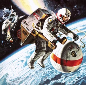"Záchranné čluny" ve vesmíru, jak si je představovali v roce 1976 od Wilf (20th century) Hardy