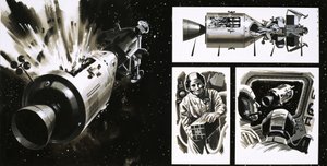 Mise Apollo 13 od Wilf (20th century) Hardy