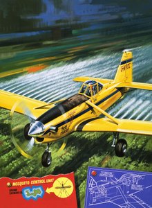 HDN Fieldmaster, dolnokřídlý letoun určený k postřiku plodin od Wilf (20th century) Hardy